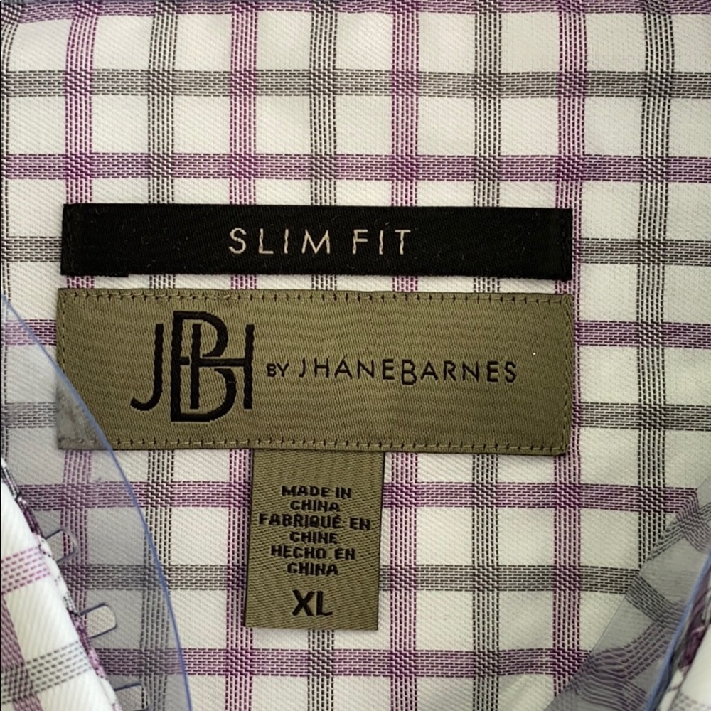 NWT JHane Barnes men shirt size XL Long Sleeve - Picture 2 of 10